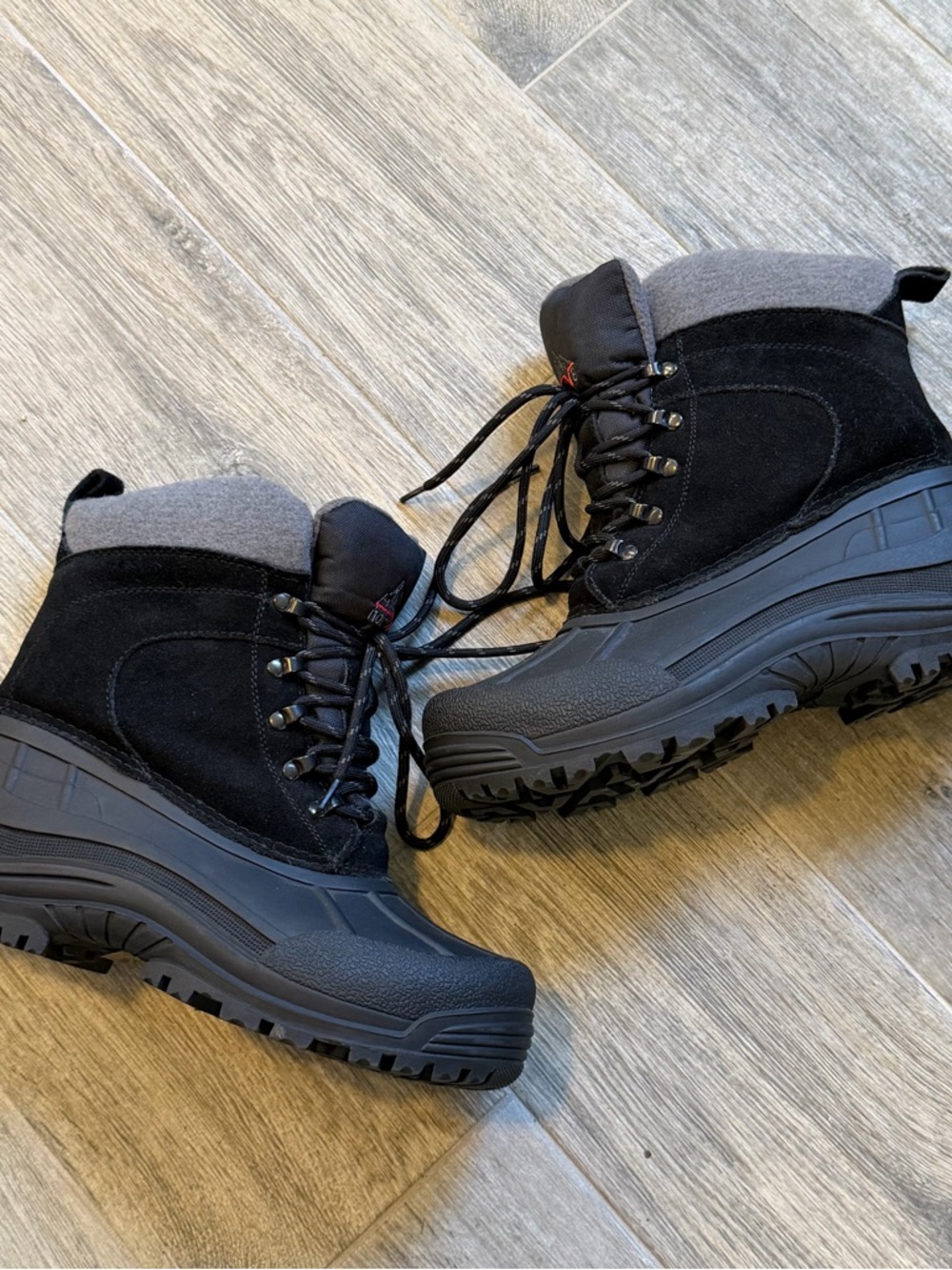 Nortiv8 Men's Size 8 Snow Boots Insulated Waterproof Rugged Winter  Work Boot